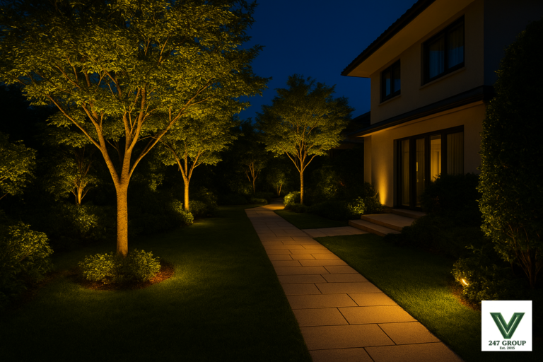 Lắp đèn led cây tại Bắc Giang