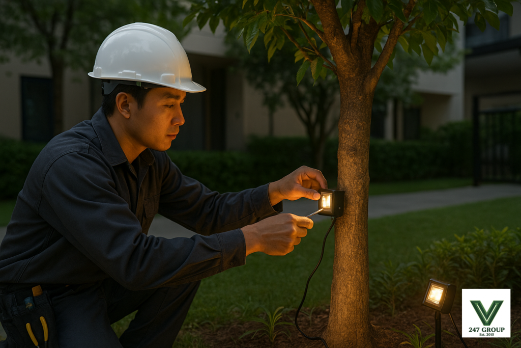 Lắp đèn led cây tại Cao Bằng
