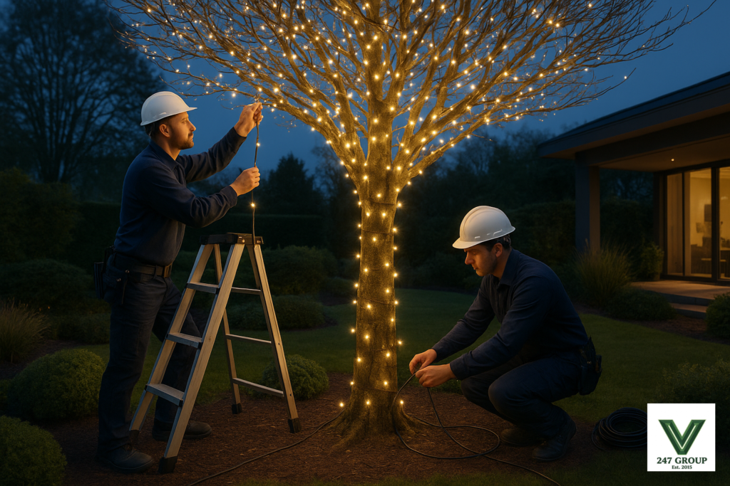 Lắp đèn led cây tại Yên Bái