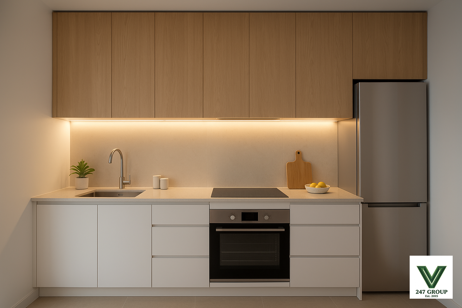 Lắp đèn led tủ tại Hải Dương