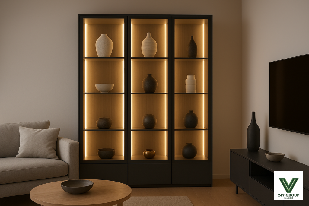 Lắp đèn led tủ tại Hải Dương
