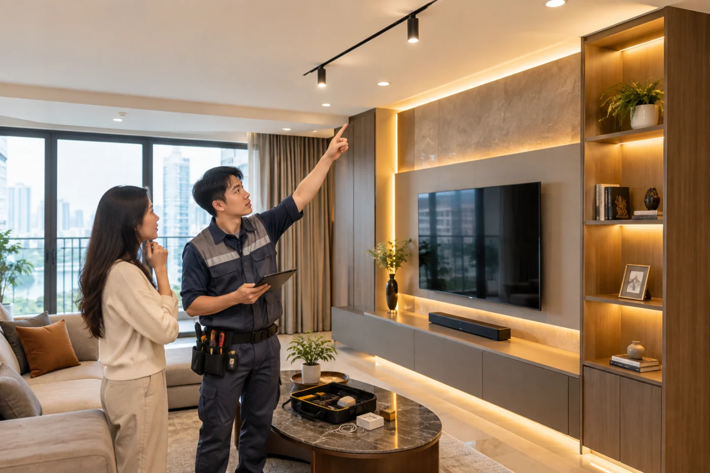 Báo giá lắp đèn LED tại Hà Nội: Chi phí theo từng hạng mục