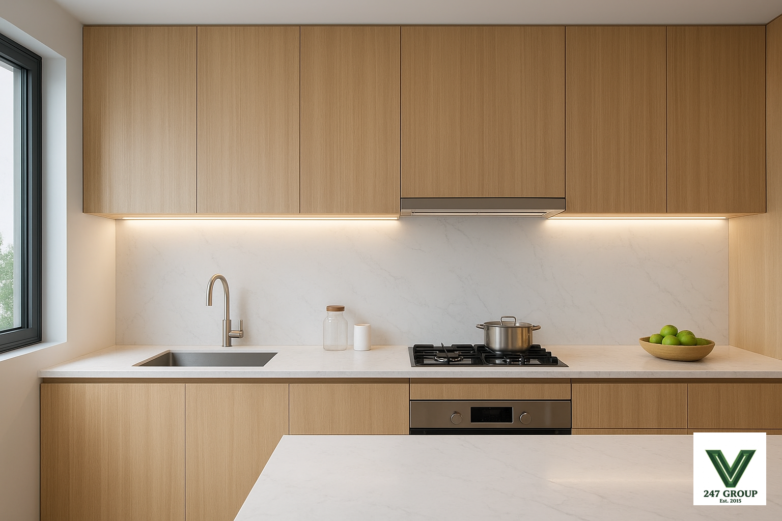 đèn led tủ bếp