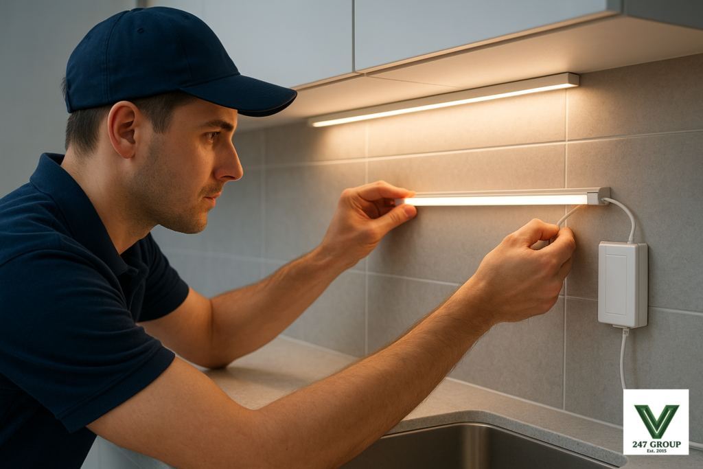 đèn led tủ bếp