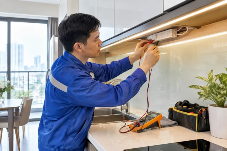 Gọi thợ sửa đèn LED tại nhà Hà Nội, kiểm tra đúng lỗi