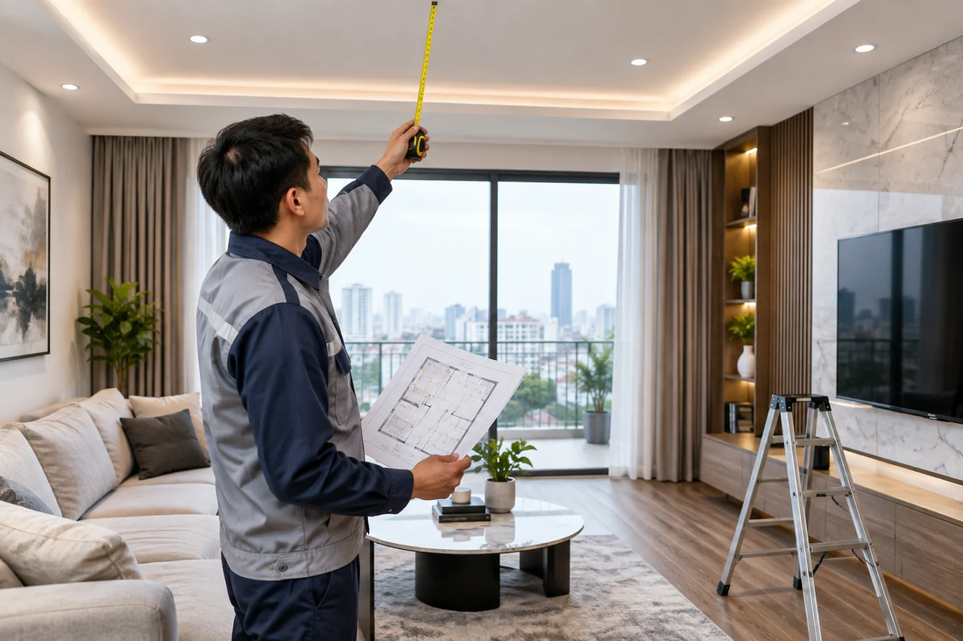 Khảo sát lắp đặt đèn LED miễn phí tại Hà Nội theo nhu cầu