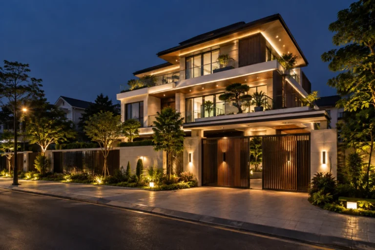 Lắp đèn LED biệt thự Hà Nội: Tư vấn theo kiến trúc và nhu cầu