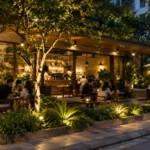 Lắp đèn LED quán cafe Hà Nội: Tư vấn ánh sáng theo không gian