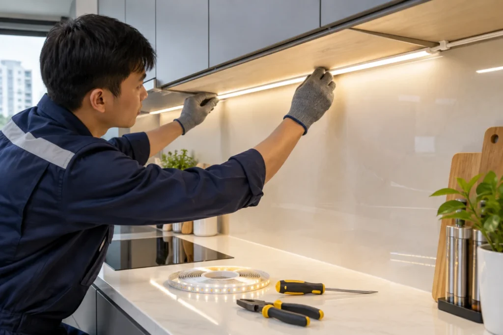 lắp đèn LED Vinhomes - hình minh họa 1