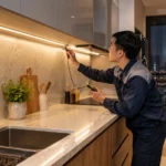 Lắp đèn tủ bếp tại nhà Hà Nội: Gọn đẹp, an toàn, đúng nhu cầu
