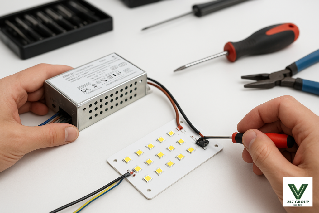 sửa chữa đèn led