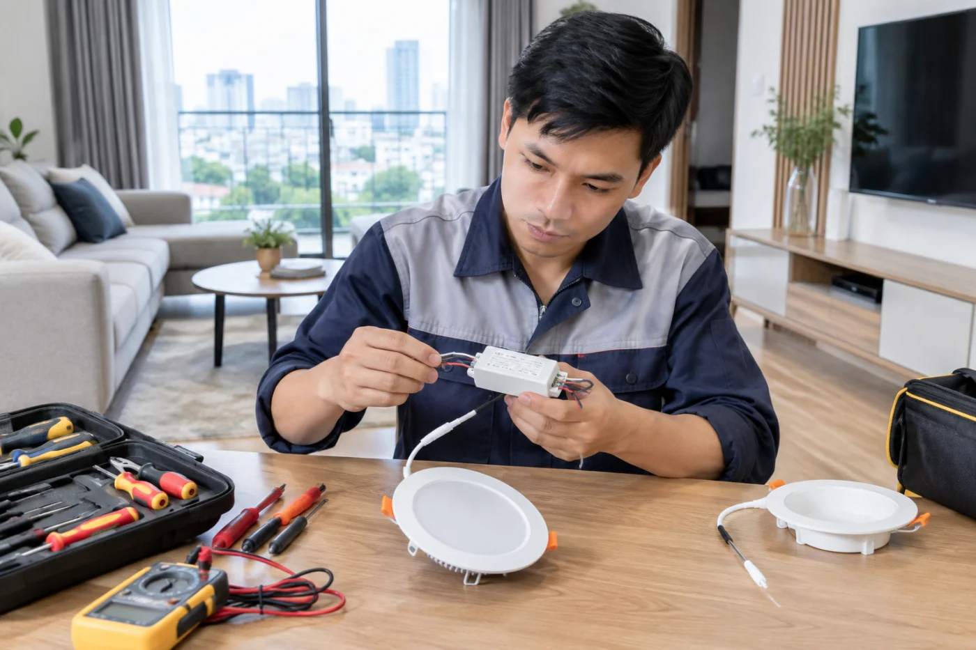 Sửa đèn LED không sáng tại Hà Nội: Kiểm tra và thay thế đúng lỗi