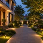 Thi công đèn LED cây xanh tại Hà Nội theo cảnh quan