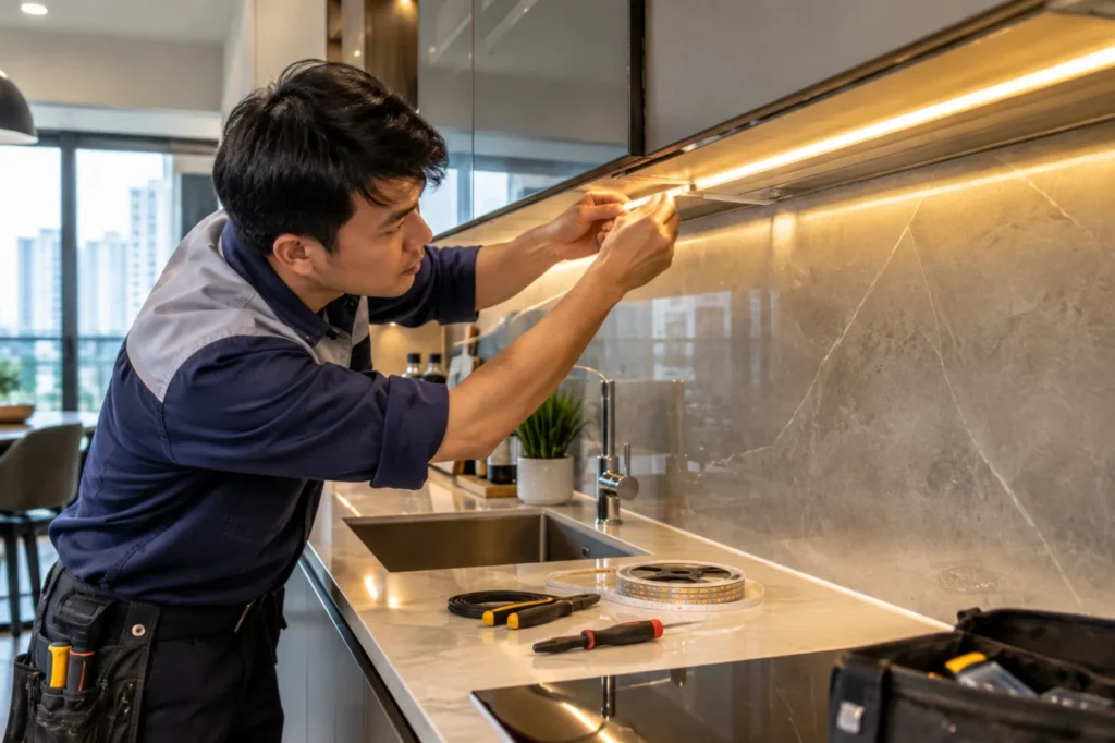 dịch vụ lắp đèn LED Vinhomes - hình minh họa 1
