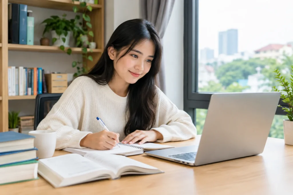 lắp đèn chiếu sáng mặt tiền - hình minh họa 1