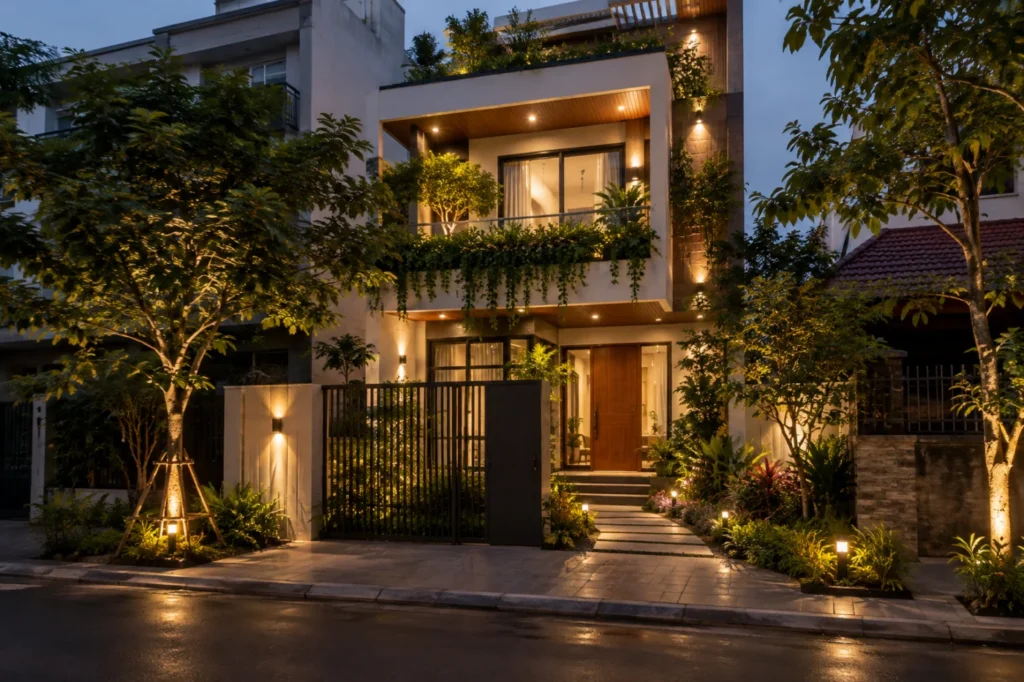 lắp đèn chiếu sáng nhà ở Hà Nội - hình minh họa 2
