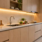 Lắp đèn LED âm tủ bếp tại Hà Nội: Khảo sát, thi công gọn đẹp