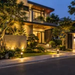 Lắp đèn LED ngoại thất Hà Nội theo kiến trúc và cảnh quan