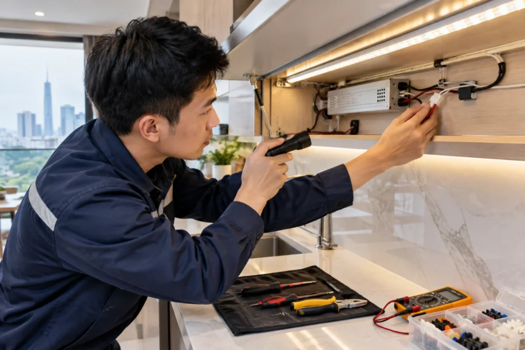 sửa đèn LED chập chờn tại Hà Nội - hình minh họa 1